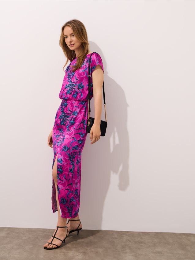 Rochie maxi din viscoză