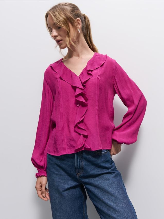 Bluza s volanima - MOHITO