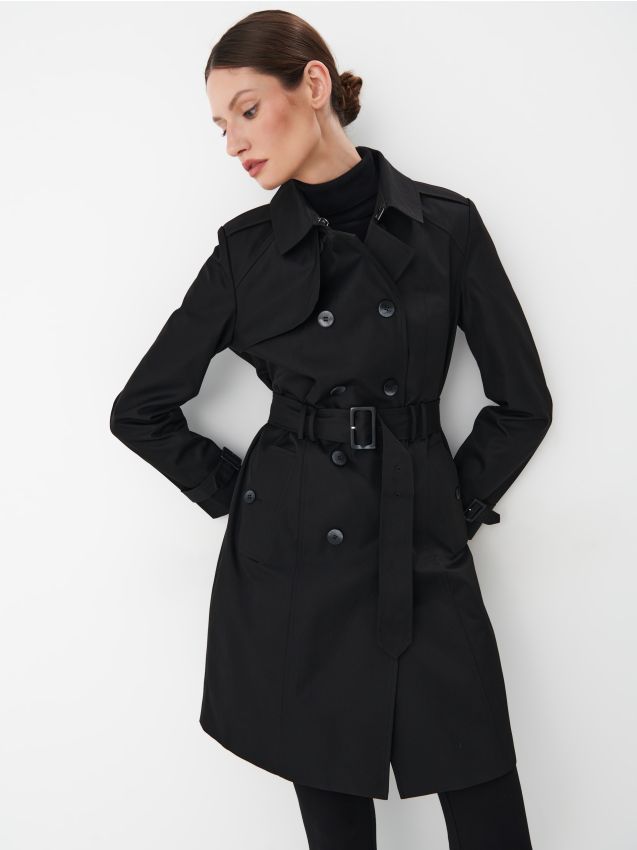 Trencz Kolor czarny - MOHITO - 9465S-99X