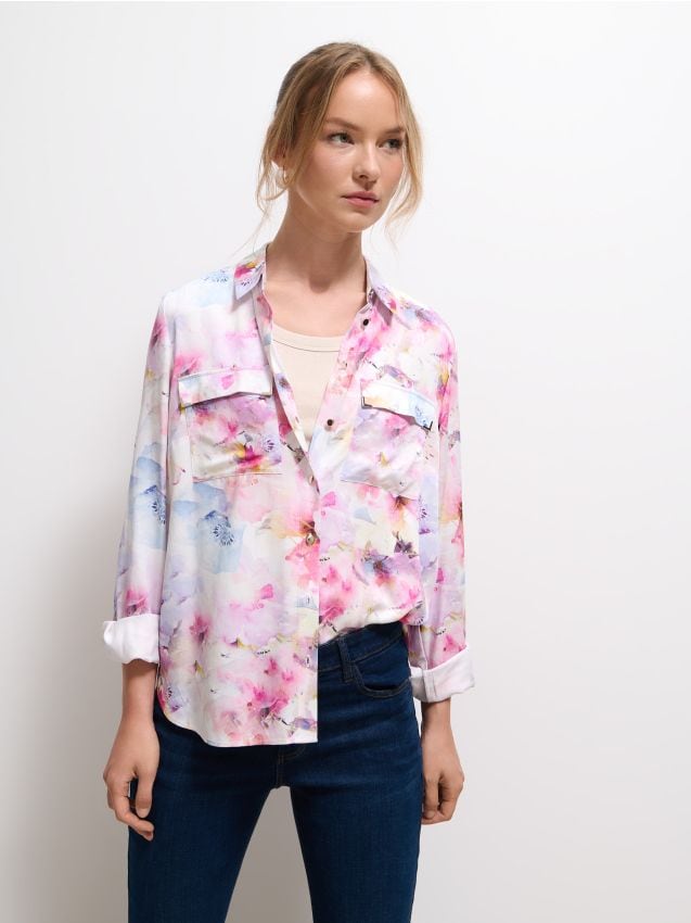 Cămașă cu conținut ridicat de viscoză