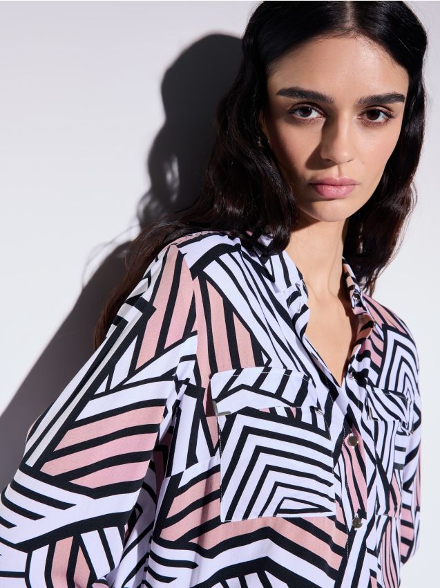 Cămașă cu conținut ridicat de viscoză