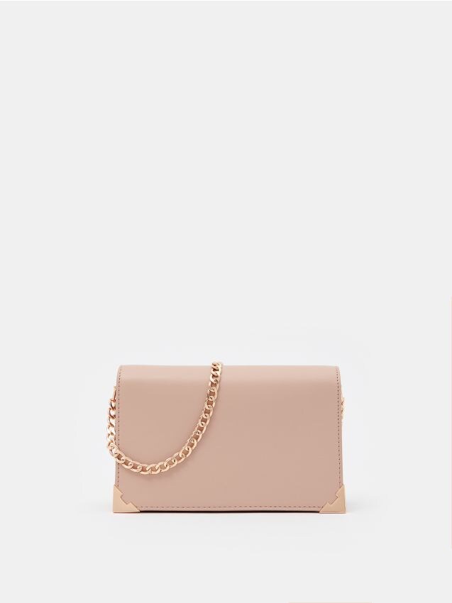 まな Brązowa torebka city bag Kolor beżowy - MOHITO - 937EA-80X