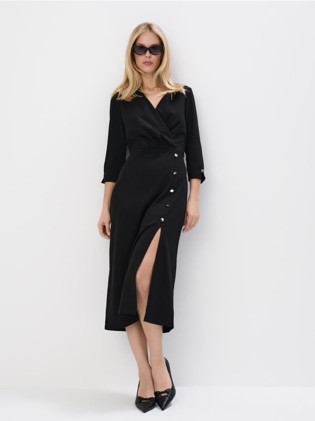 Mohito - Abendkleid in Midilänge - Schwarz