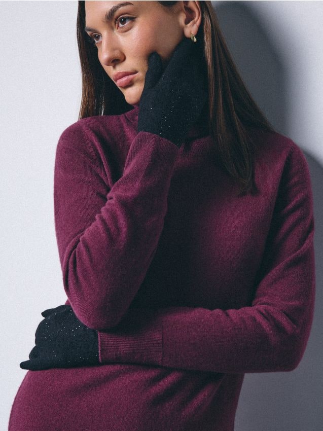 Mohito - Ръкавици със съдържание на вълна - черен