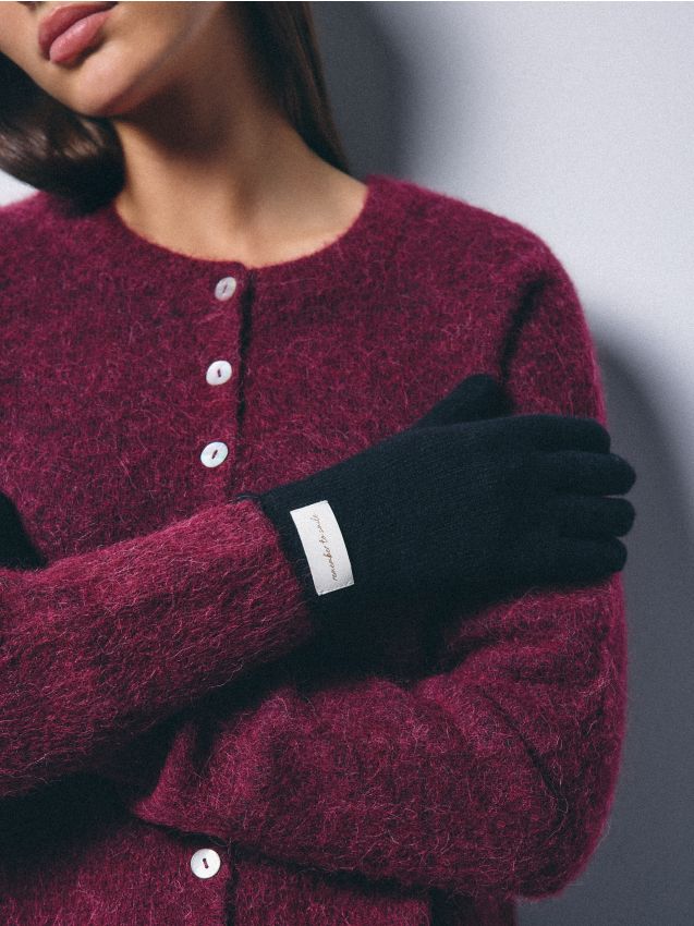 Mohito - Ръкавици със съдържание на вълна - черен