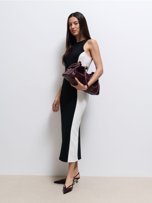 Rochie tricotată midi