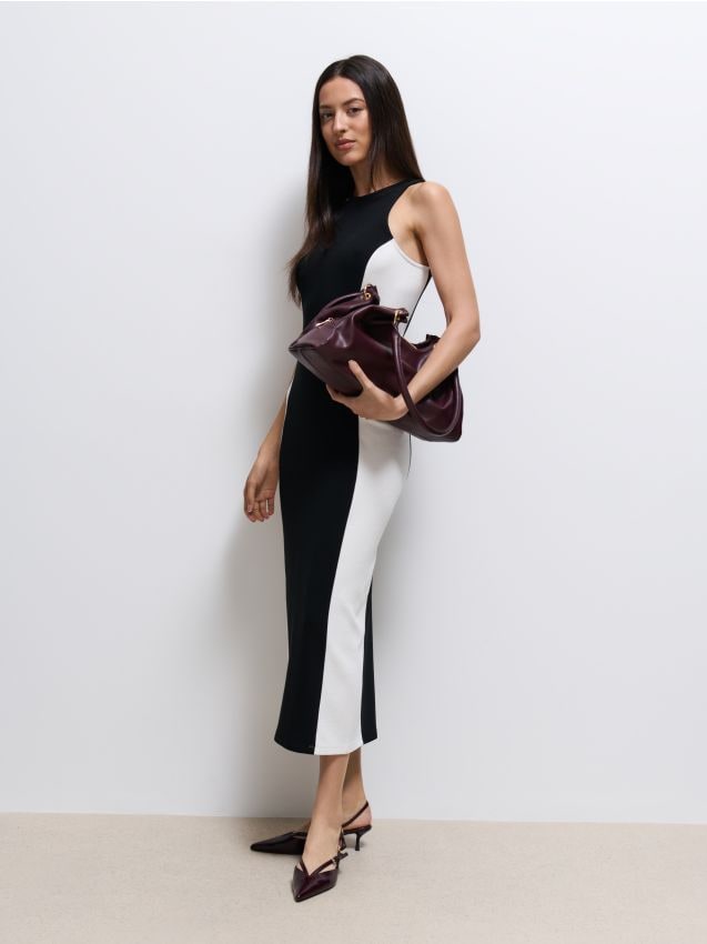 Rochie tricotată midi