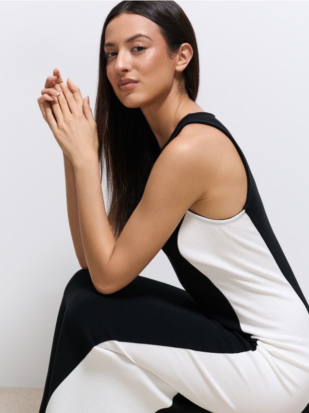 Rochie tricotată midi