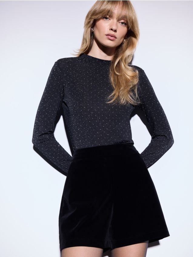 Mohito - Bluza s ukrasnim detaljima - crna