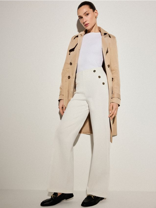 Mohito - Wide leg trousers - Schwarz