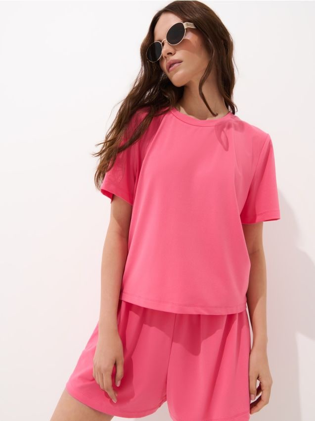 Tシャツ・カットソー PEUTEREY Men T Shirts PEU547999011969460 Pink Dziecięca Koszulka z krótkim rękawem PUMA PUMA SQUAD TEE G