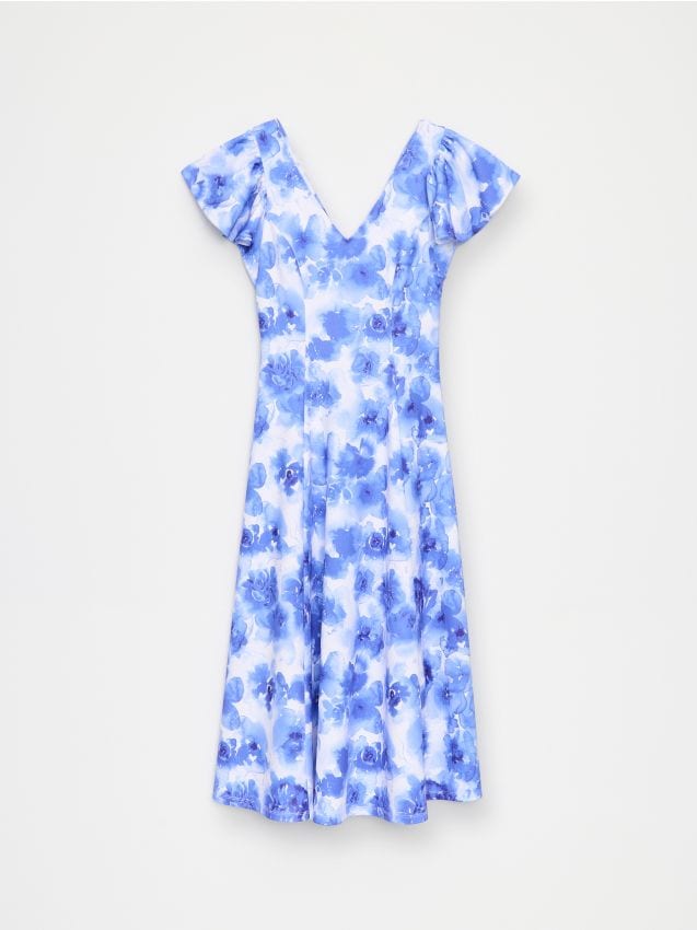 Rochie midi cu flori