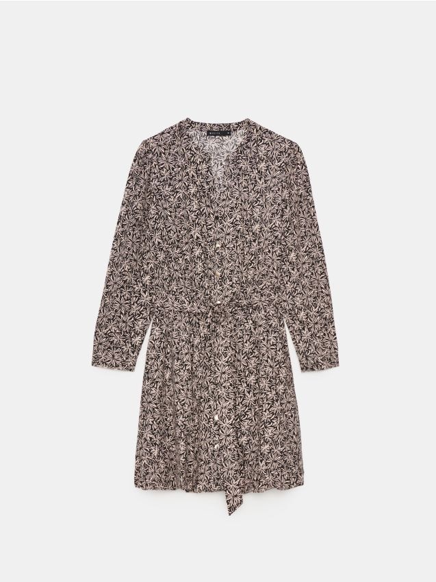 Rochie mini tip cămașă