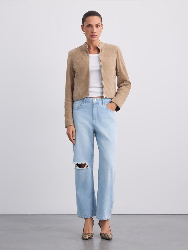 Blugi wide leg