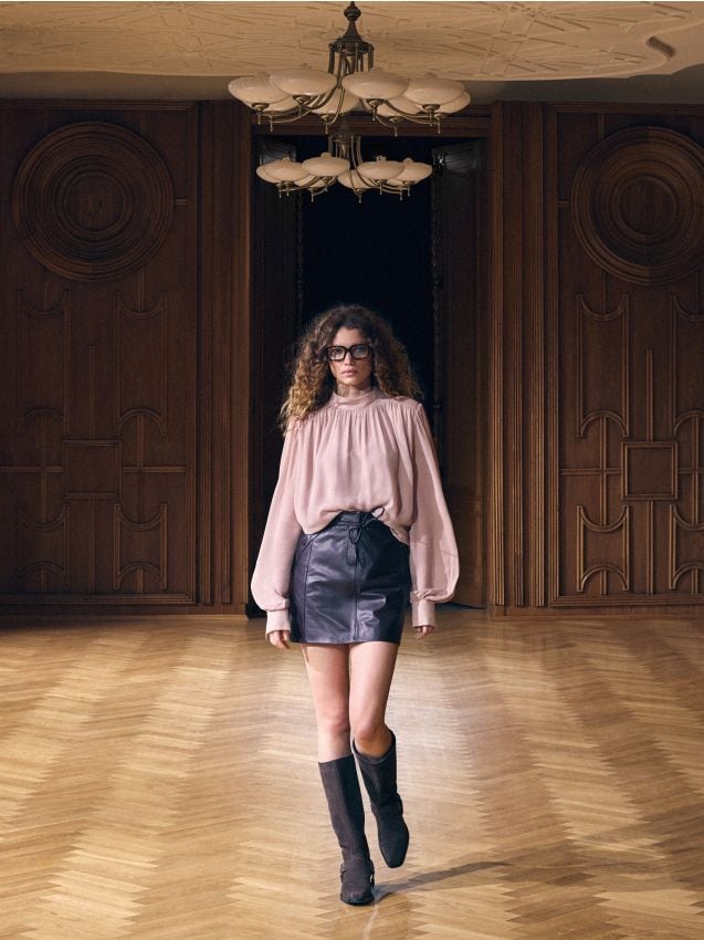 Mohito - Блуза от вискоза - кафяво