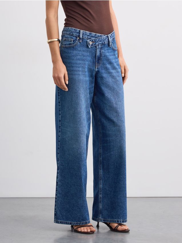 Blugi wide leg