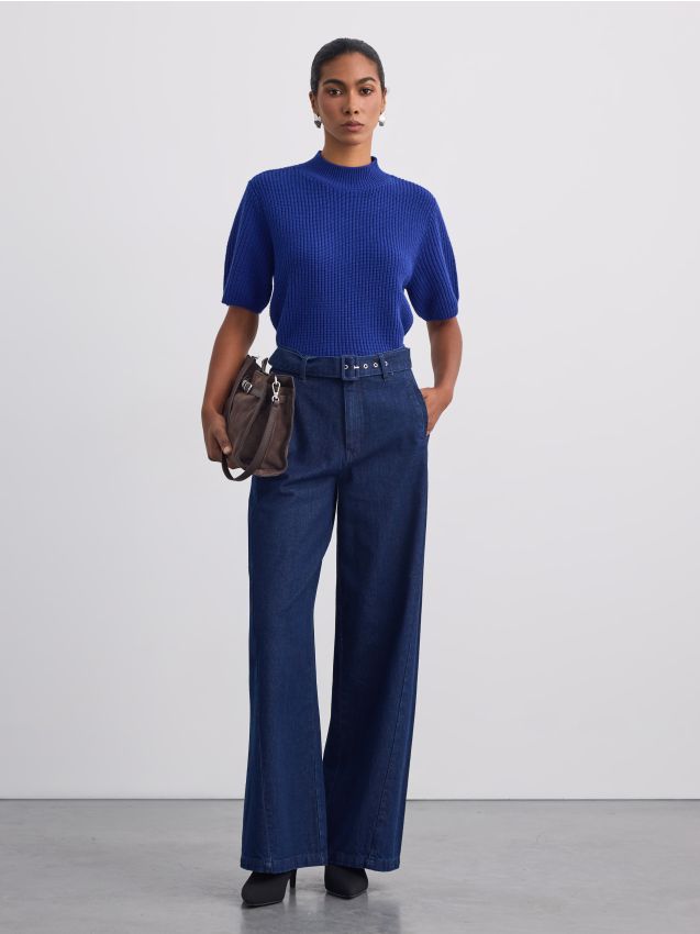 Blugi wide leg