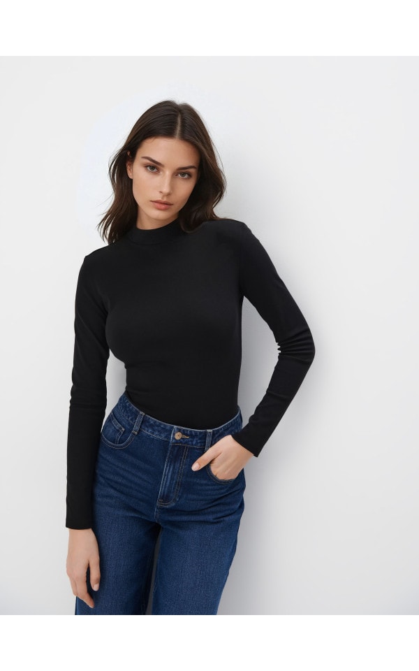 tobechic 黒カットソー TO BE CHIC｜トゥー ビー シックのTシャツ/カットソー通販