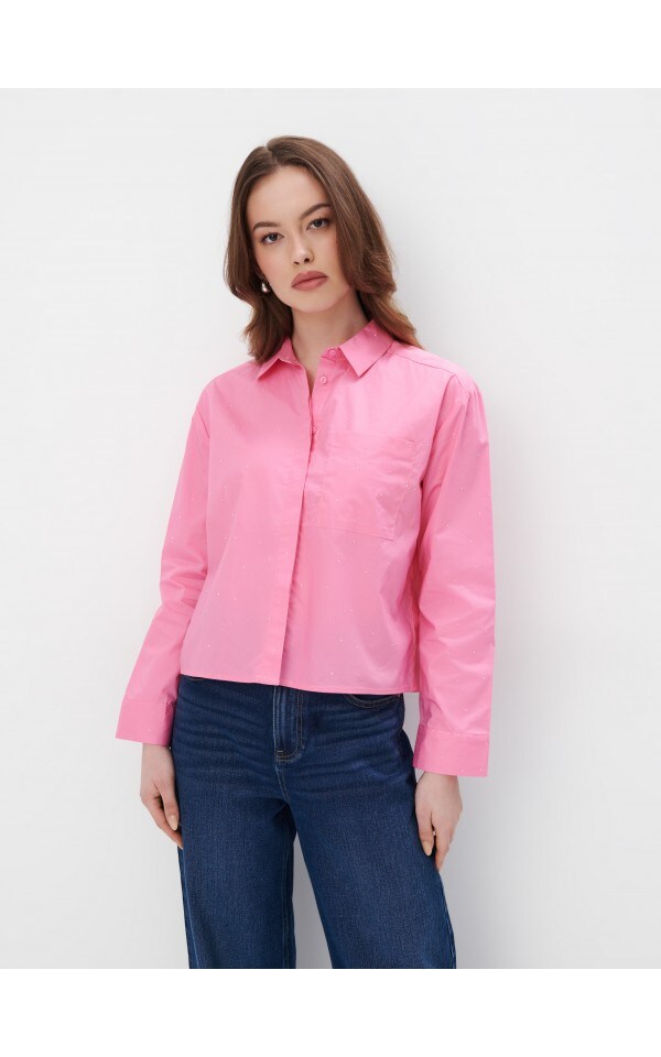 Kratka košulja Boja pink - MOHITO - 397AK-42X