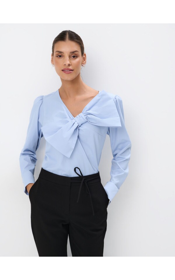Bluse Mit Schleife