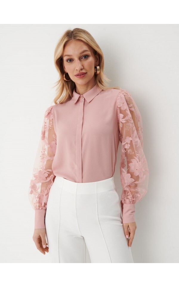 Camicia elegante Colore rosa cipria MOHITO 5518W 39X