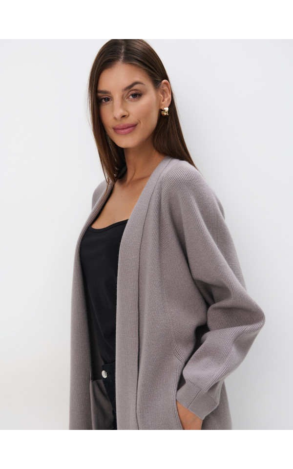 Cardigan culoare Gri închis - MOHITO - 557CB-90X