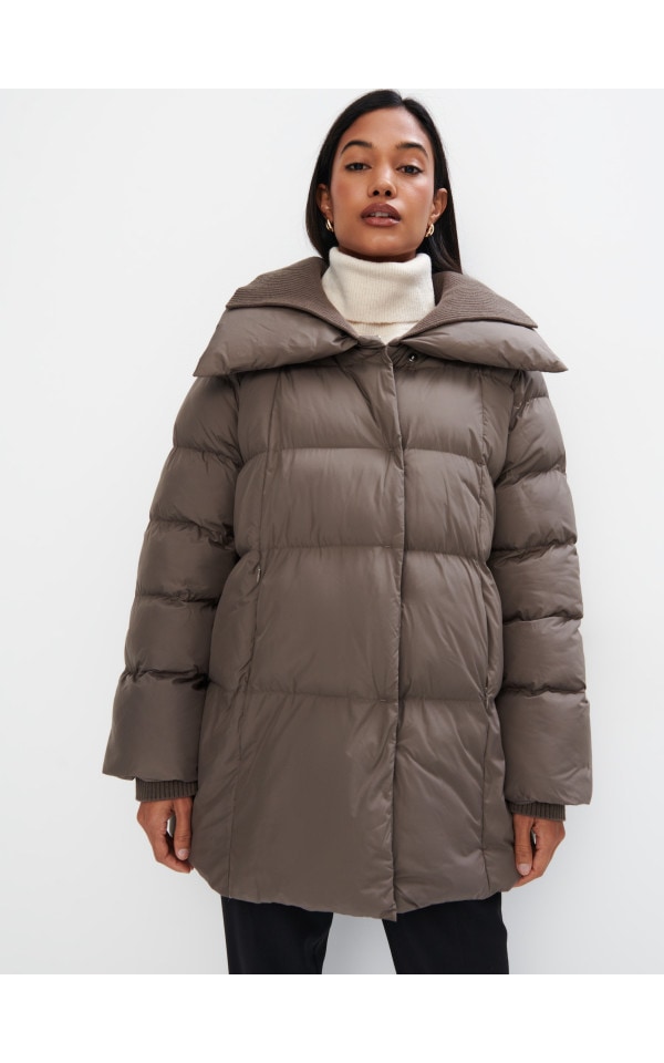 Пуховик Колір коричневий - MOHITO - 588CG-98X