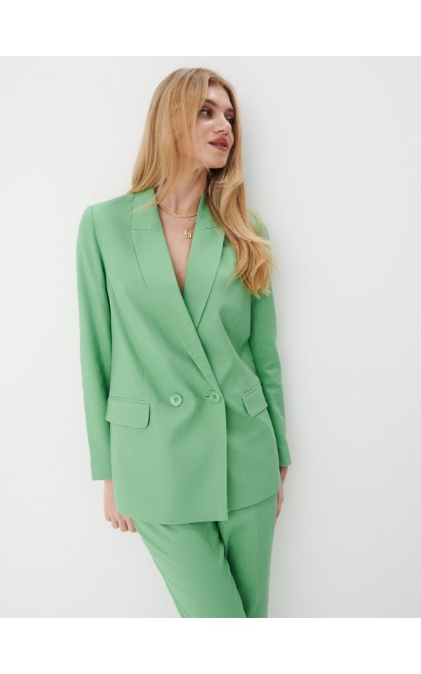 Oversize sako boja svetlo zelena mohito 6463u 70x
