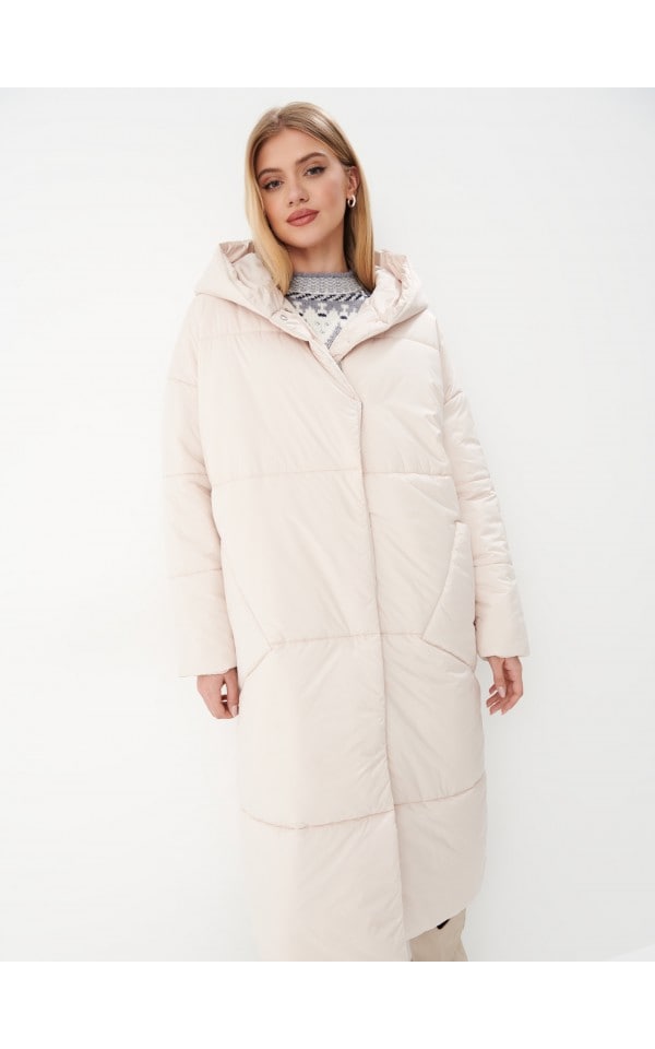 Abrigo con lana Color beige - MOHITO - 6540W-80X