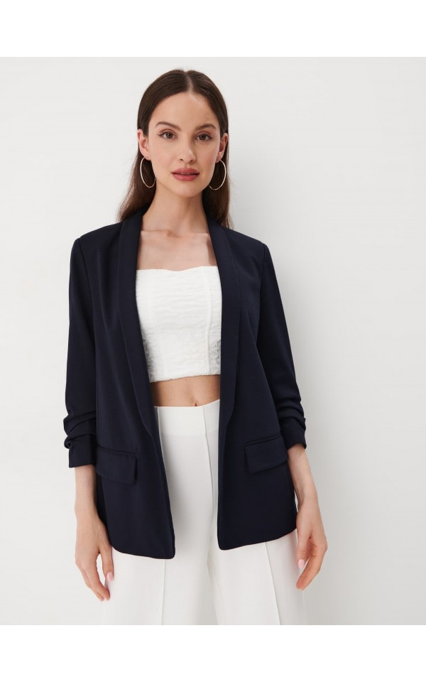 Floerns - Giacca Elegante Donna Senza Maniche Con Bottoni E Scollo A V - Colore Unico - Taglie S/M/L/XL