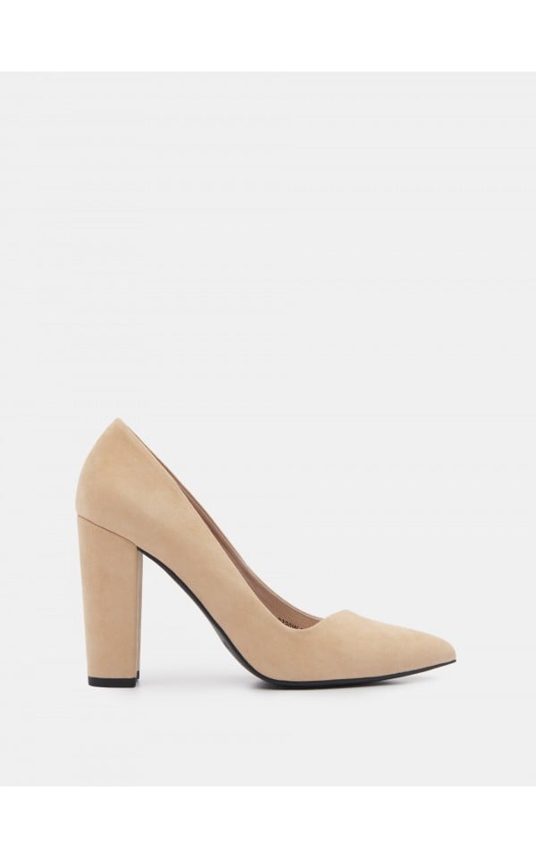 Scarpe con tacco largo beige cheap